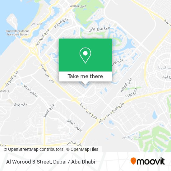 Al Worood 3 Street map