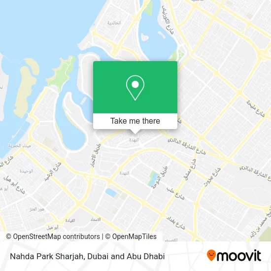 Nahda Park Sharjah map
