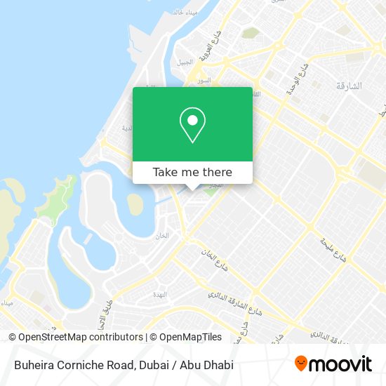 Buheira Corniche Road map