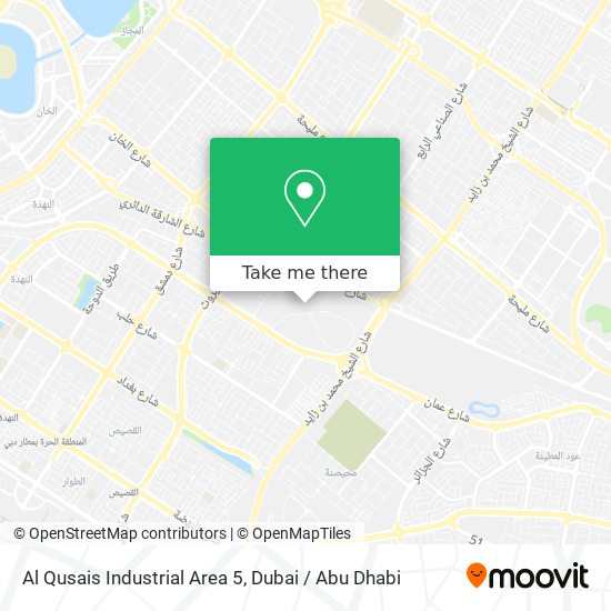 Al Qusais Industrial Area 5 map