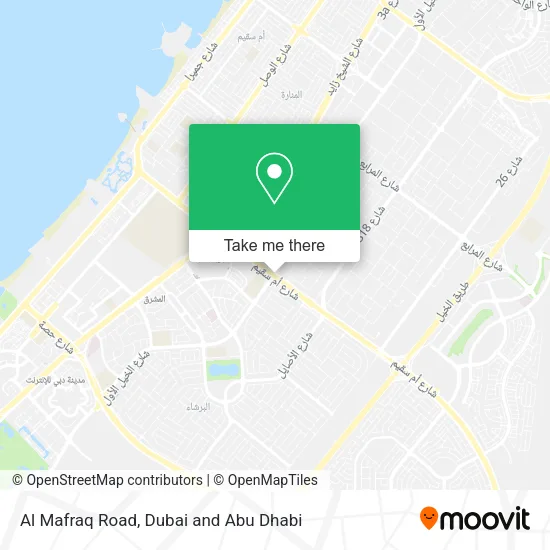Al Mafraq Road map