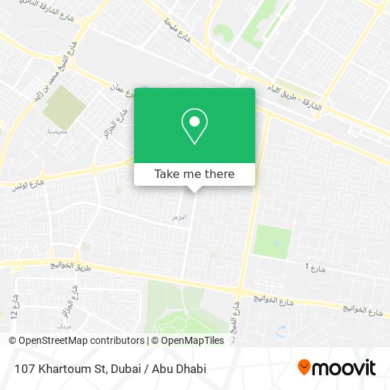 107 Khartoum St map