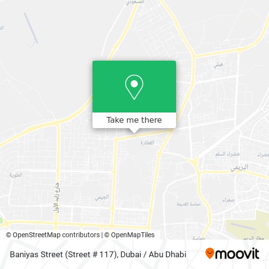 Baniyas Street (Street # 117) map