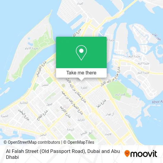Al Falah Street (Old Passport Road) map