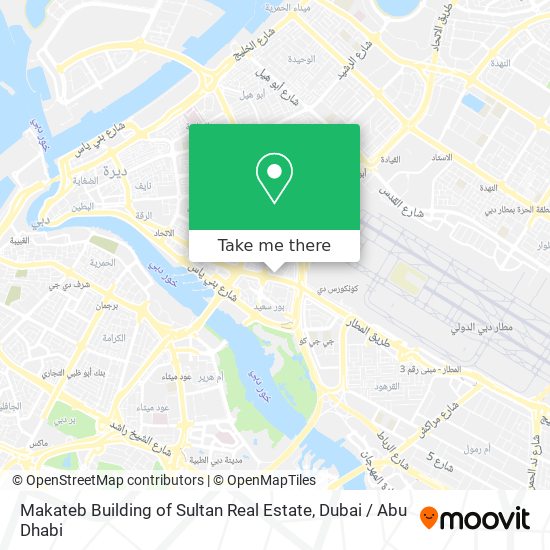 Makateb Building of Sultan Real Estate map