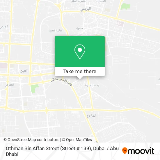 Othman Bin Affan Street (Street # 139) map
