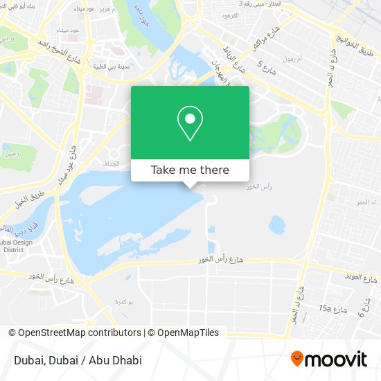 Dubai map