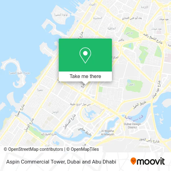 Aspin Commercial Tower map
