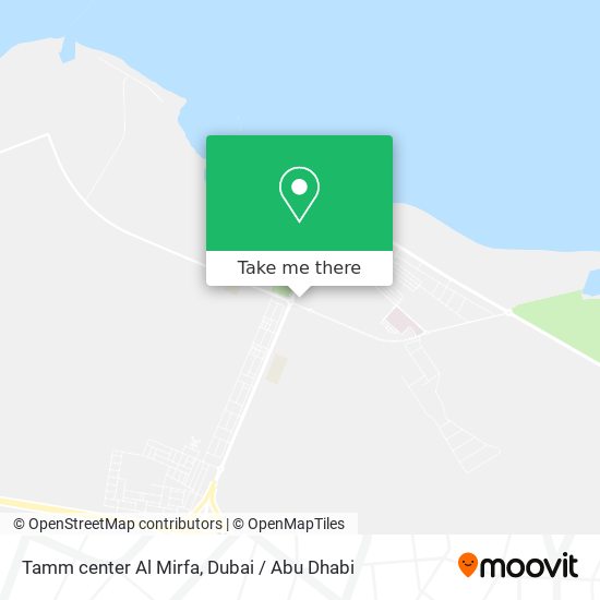 Tamm center Al Mirfa map