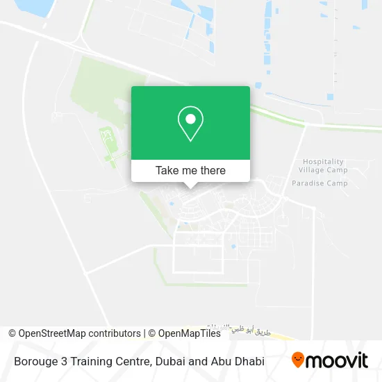 Borouge 3 Training Centre map