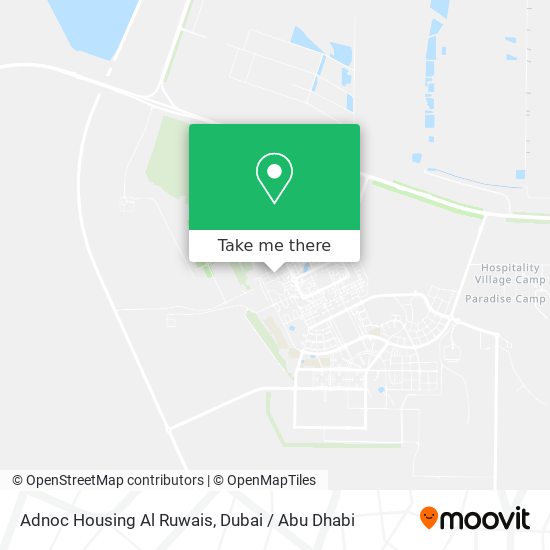 Adnoc Housing Al Ruwais map