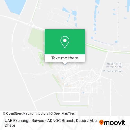 UAE Exchange Ruwais - ADNOC Branch map