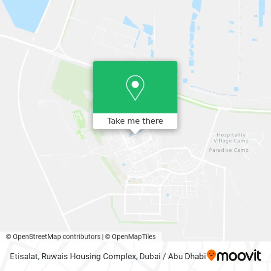 Etisalat, Ruwais Housing Complex map