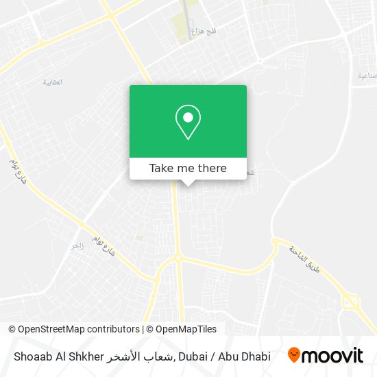 Shoaab Al Shkher شعاب الأشخر map