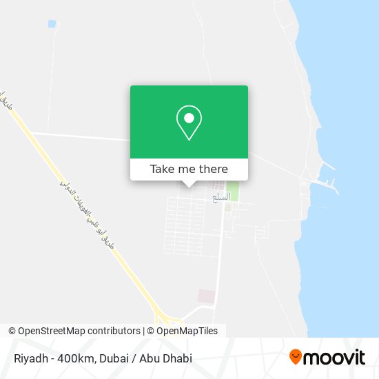 Riyadh - 400km map