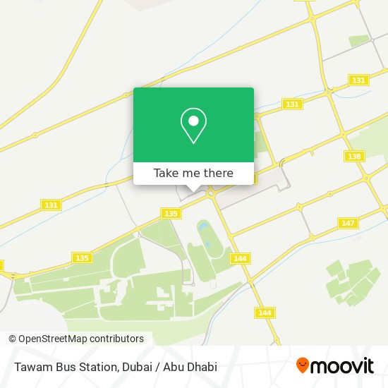 Tawam Bus Station map