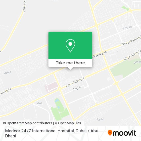 Medeor 24x7 International Hospital map
