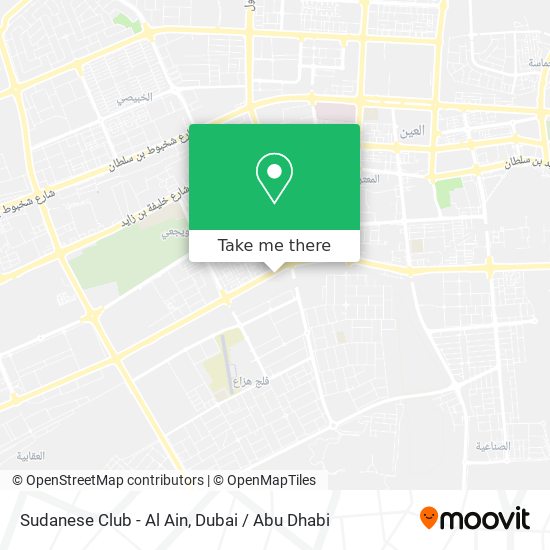 Sudanese Club - Al Ain map