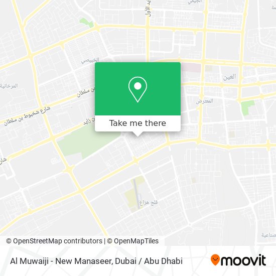 Al Muwaiji - New Manaseer map