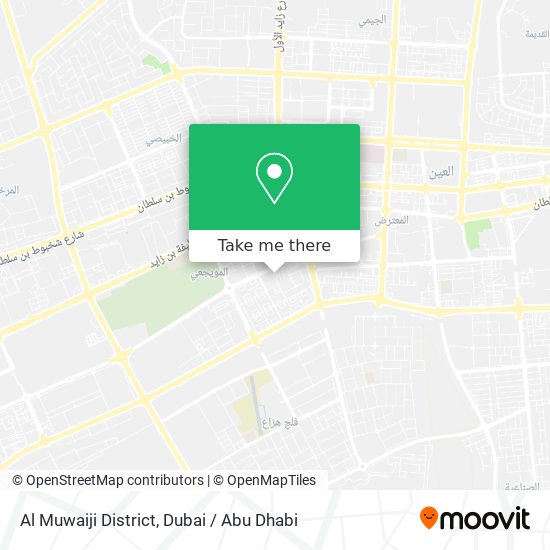 Al Muwaiji District map