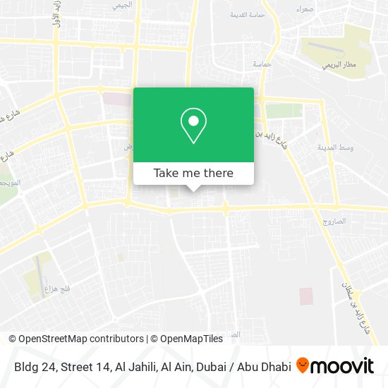 Bldg 24, Street 14, Al Jahili, Al Ain map