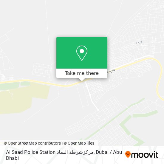 Al Saad Police Station مركزشرطة الساد map