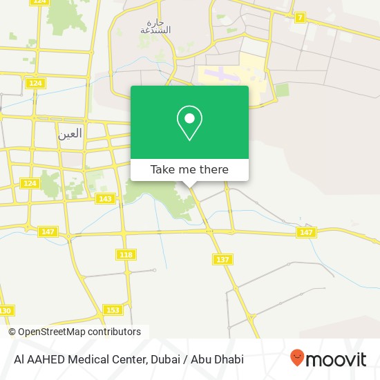 Al AAHED Medical Center map