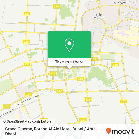 Grand Cinema, Rotana Al Ain Hotel map