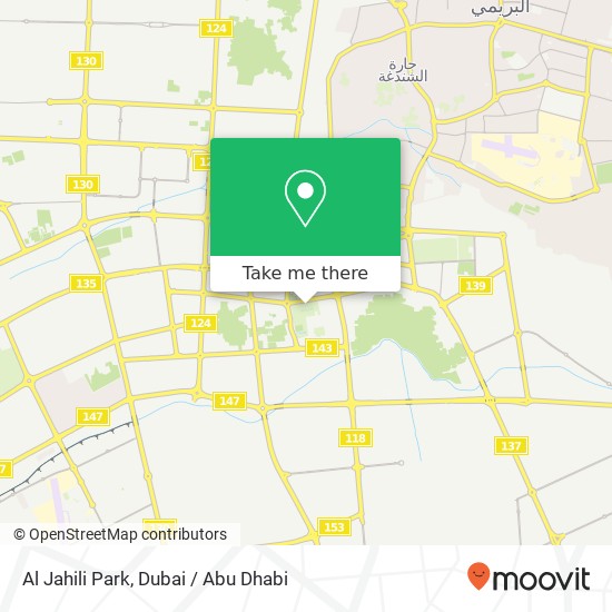 Al Jahili Park map