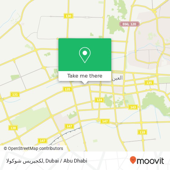 لكجيريس شوكولا map