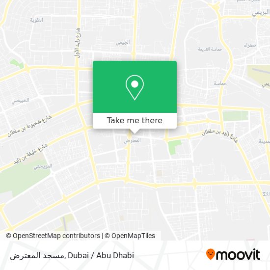 مسجد المعترض map