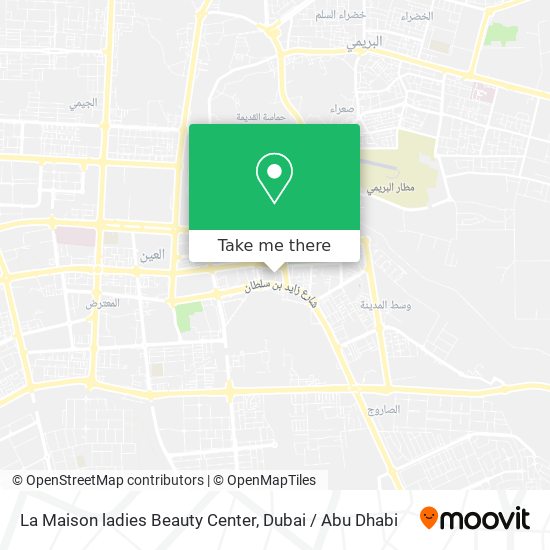 La Maison ladies Beauty Center map