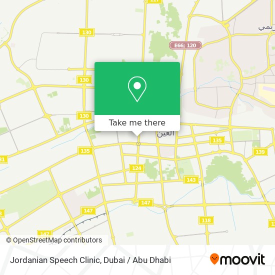 Jordanian Speech Clinic map