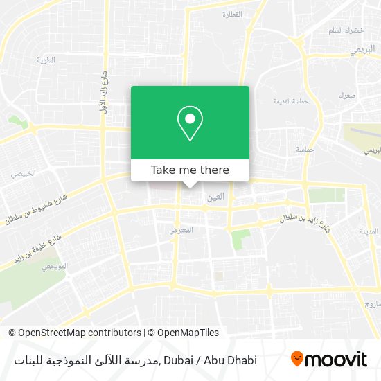 مدرسة اللآلئ النموذجية للبنات map