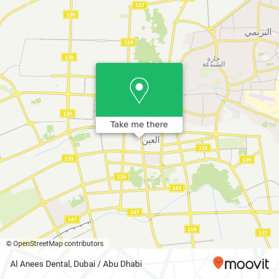 Al Anees Dental map