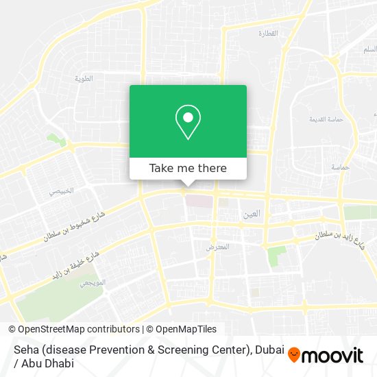 Seha (disease Prevention & Screening Center) map