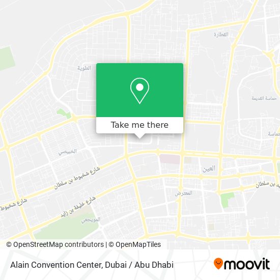 Alain Convention Center map