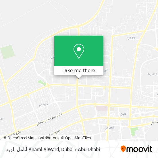 أنامل الورد  Anaml AlWard map