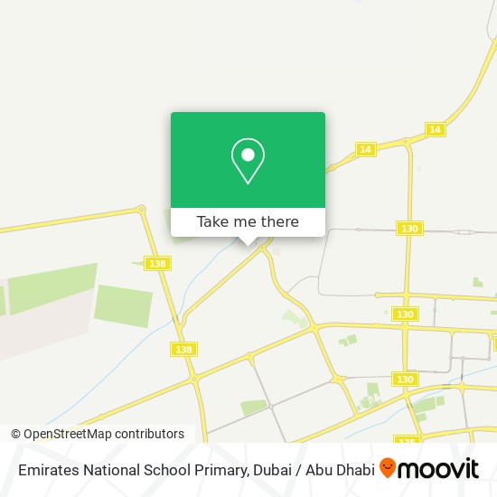 Emirates National School Primary map