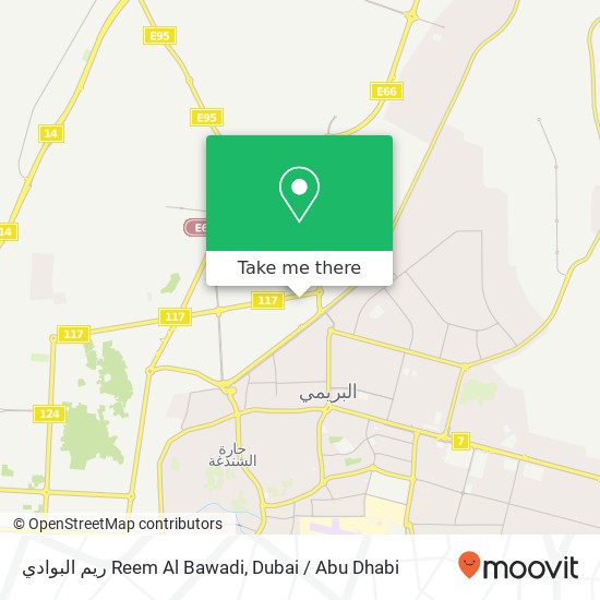 ريم البوادي Reem Al Bawadi map