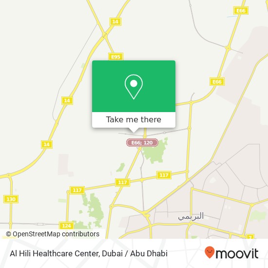Al Hili Healthcare Center map
