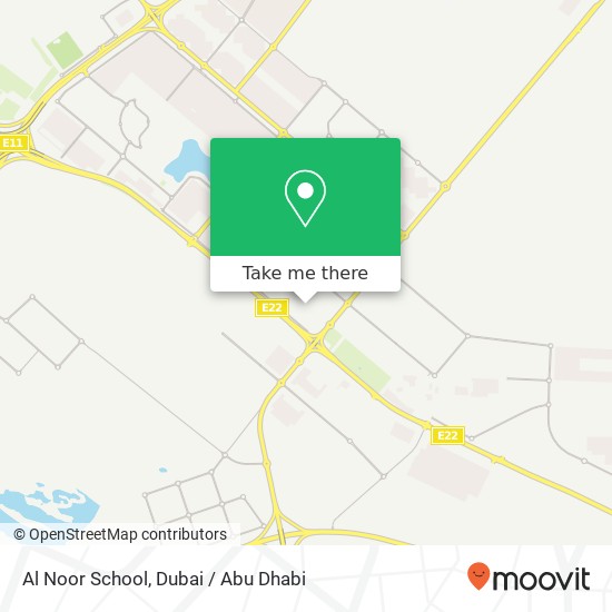 Al Noor School map