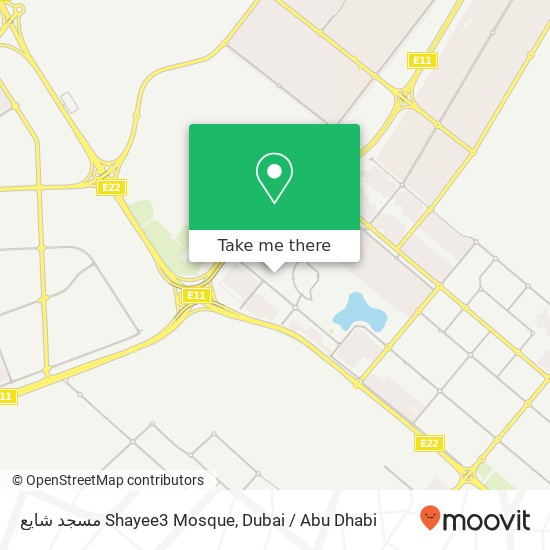 مسجد شايع Shayee3 Mosque map