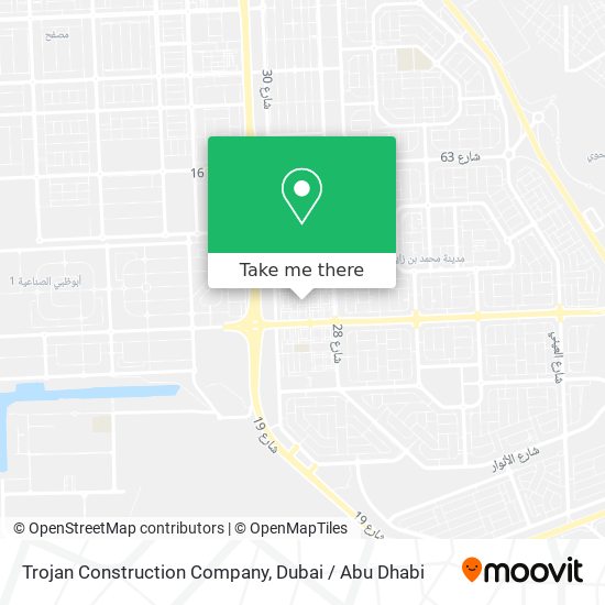 Trojan Construction Company map