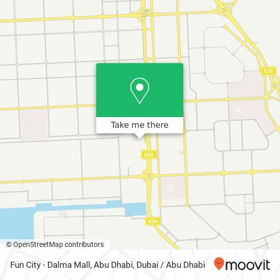 Fun City - Dalma Mall, Abu Dhabi map