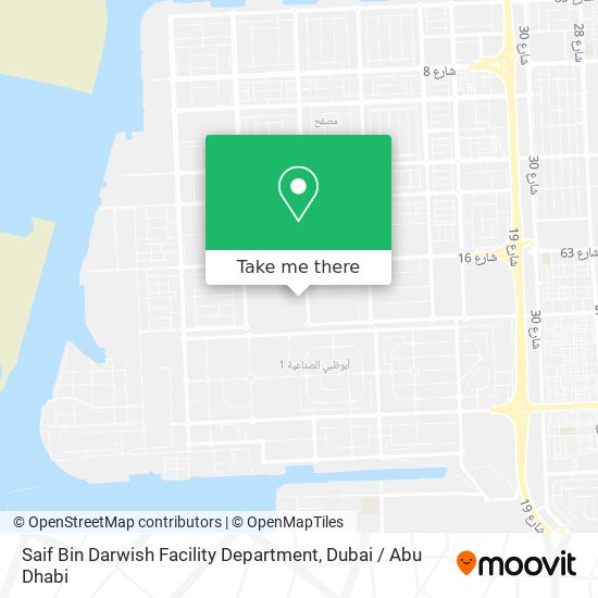 Saif Bin Darwish Facility Department map