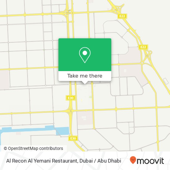 Al Recon Al Yemani Restaurant map