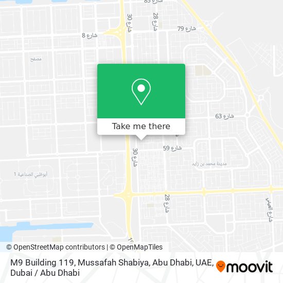 M9 Building 119, Mussafah Shabiya, Abu Dhabi, UAE map