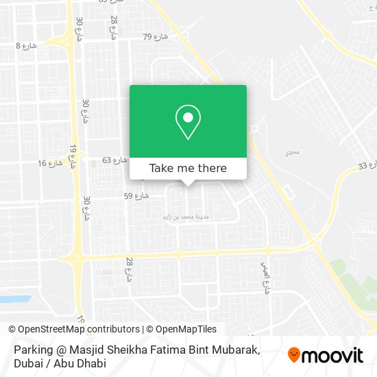 Parking @ Masjid Sheikha Fatima Bint Mubarak map