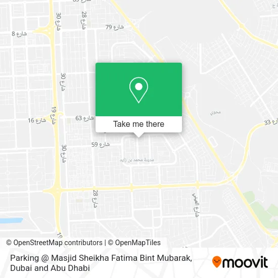 Parking @ Masjid Sheikha Fatima Bint Mubarak map